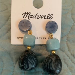 Stacked Stones Statement Earrings